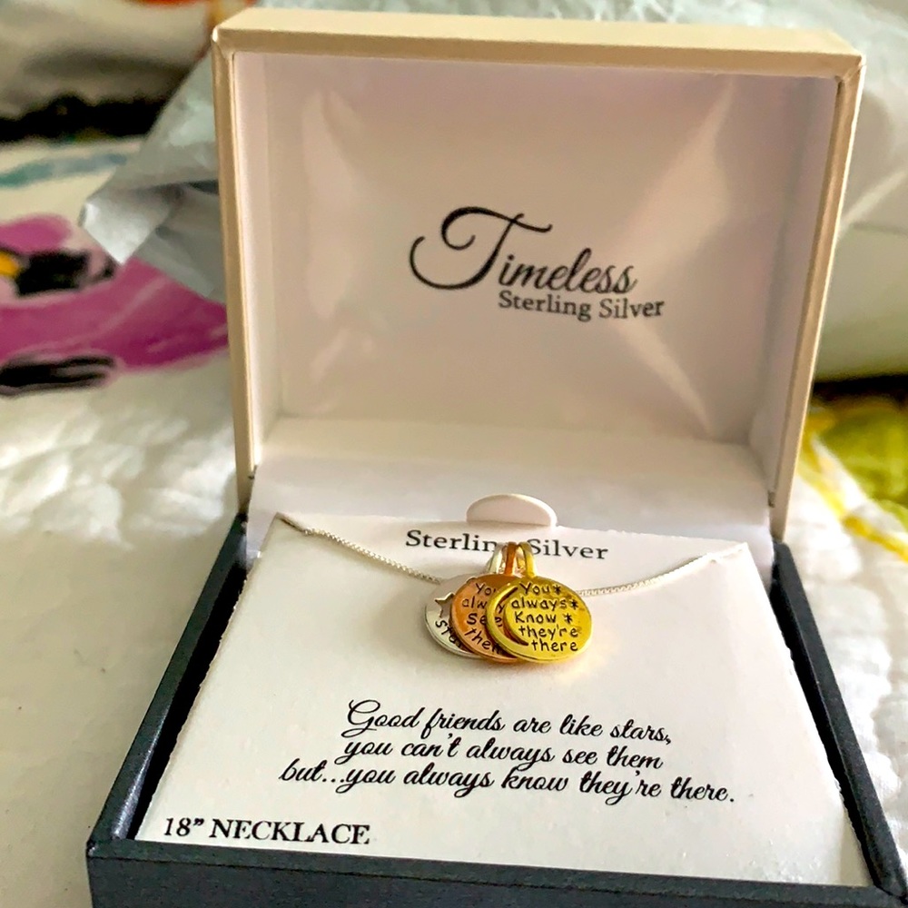 New In Box, Sterling Silver Timeless Pendant Chain